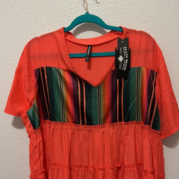 Multicolored Blouse Sz L NWT - Picture 2 of 4